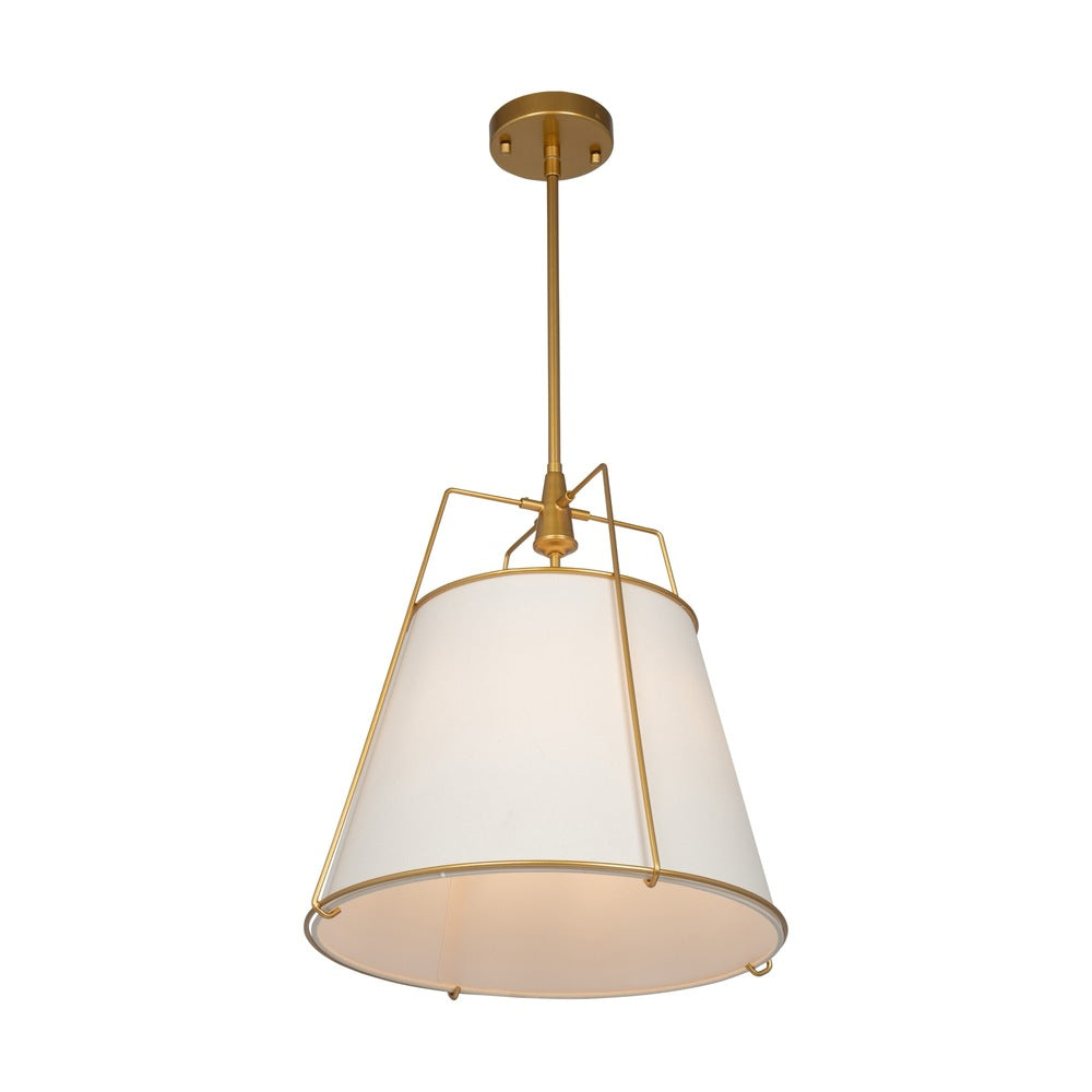 Pullman Collection 3-Light Pendant Brass