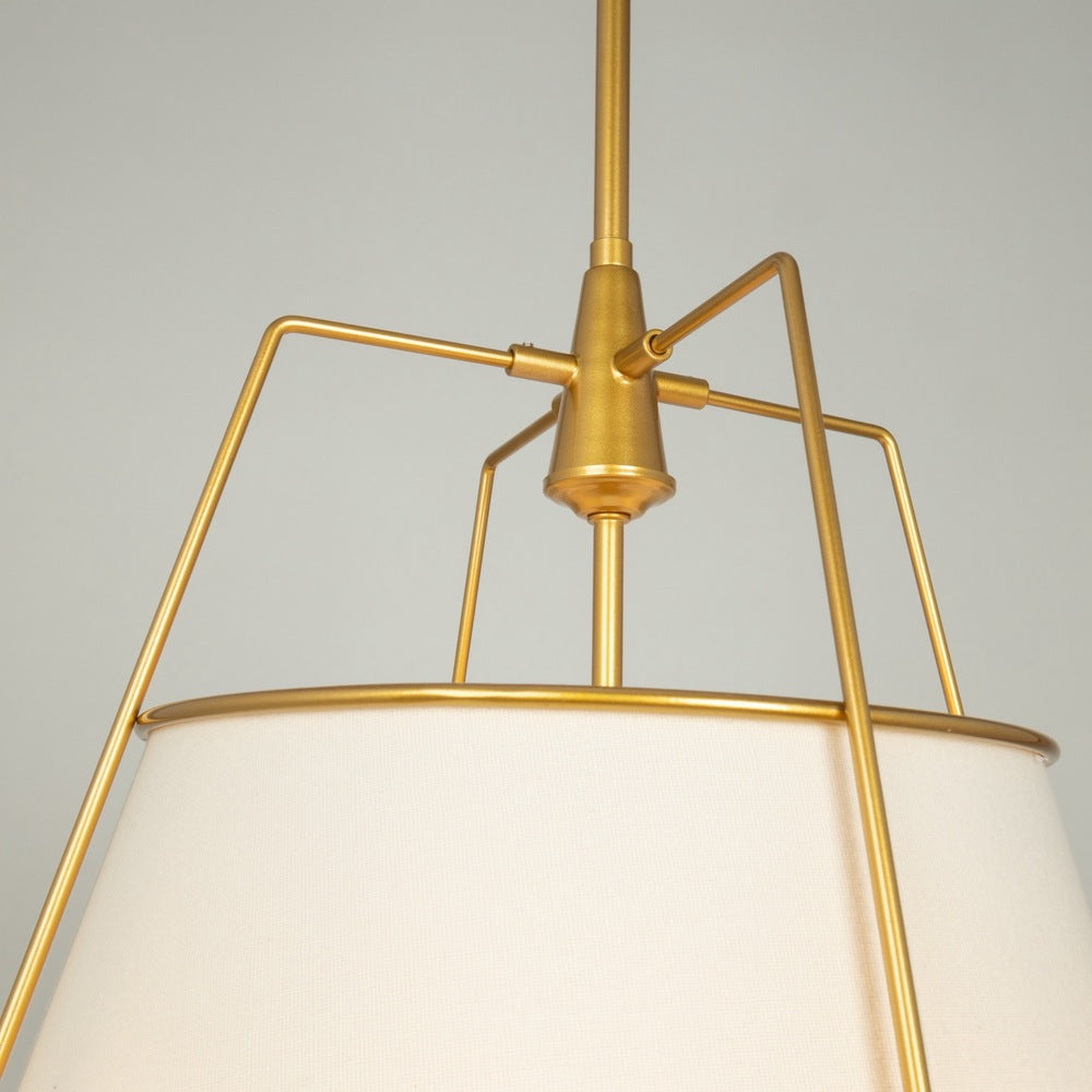 Pullman Collection 3-Light Pendant Brass