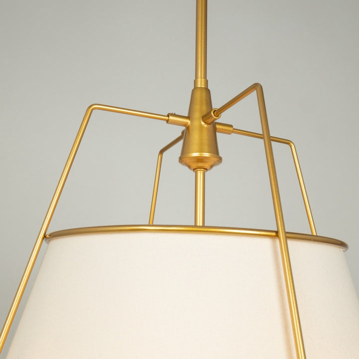 Pullman Collection 3-Light Pendant Brass