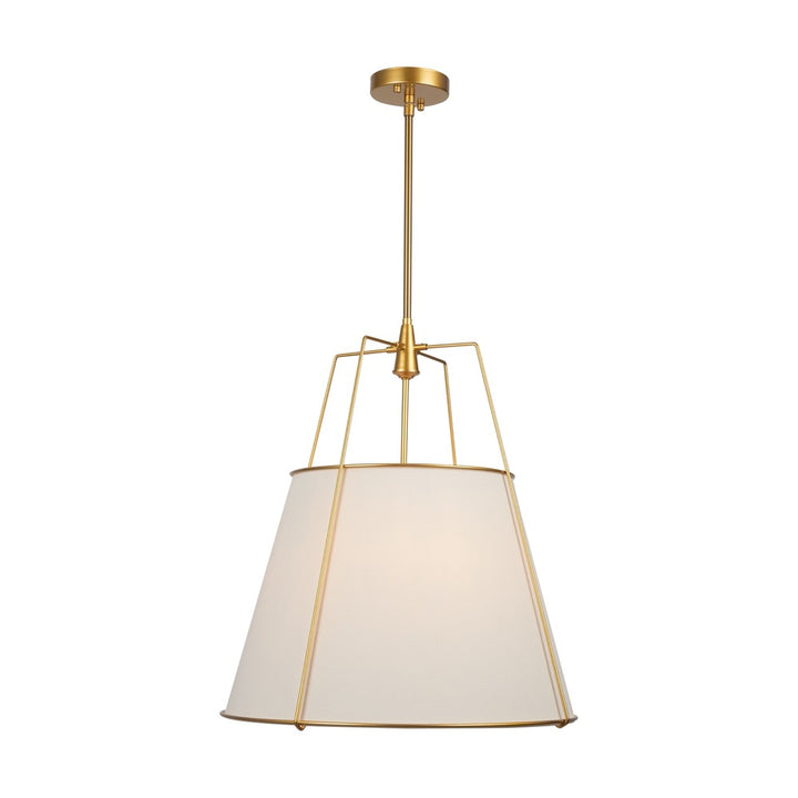 Pullman Collection 4-Light Pendant Brass