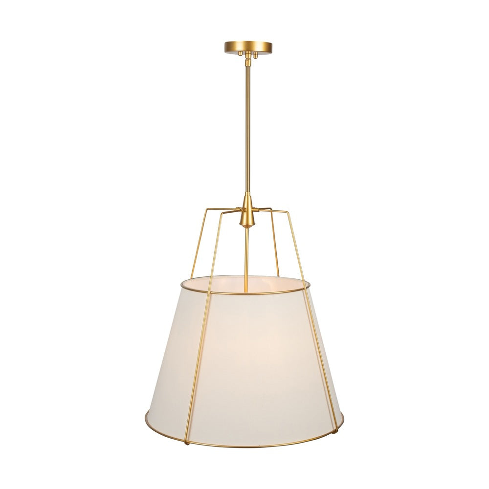 Pullman Collection 4-Light Pendant Brass