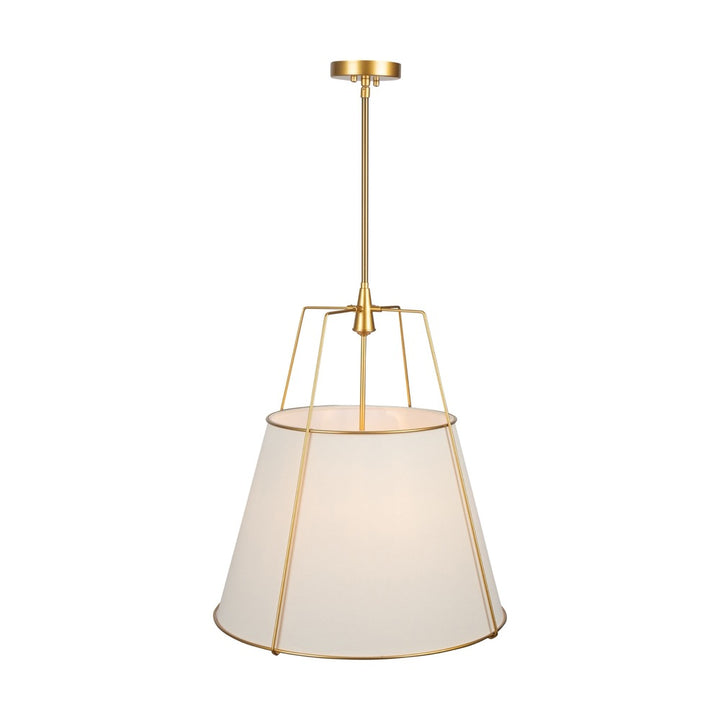 Pullman Collection 4-Light Pendant Brass