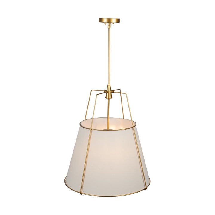 Pullman Collection 4-Light Pendant Brass