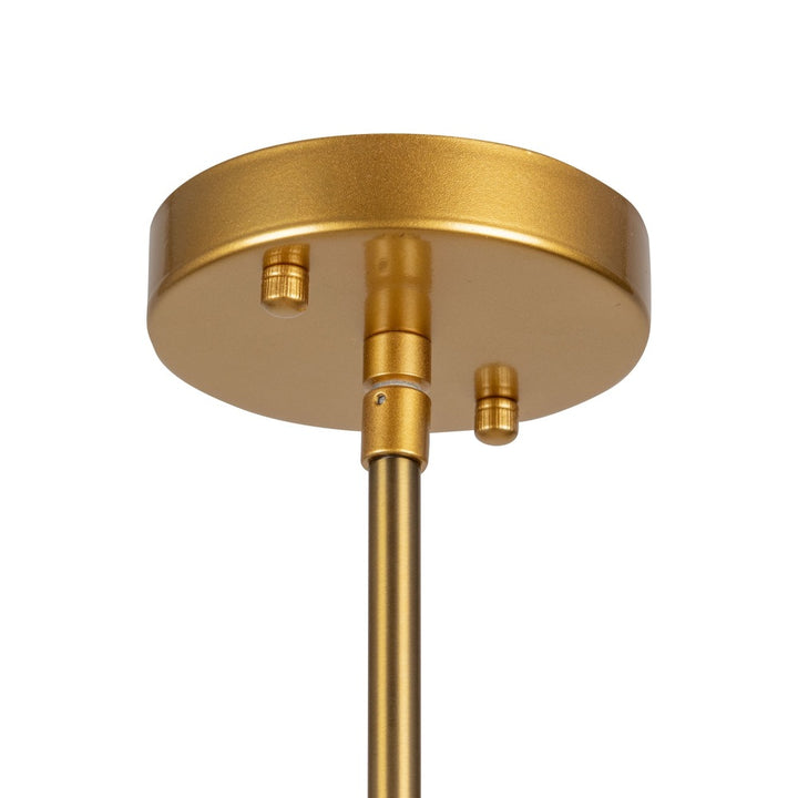 Pullman Collection 4-Light Pendant Brass