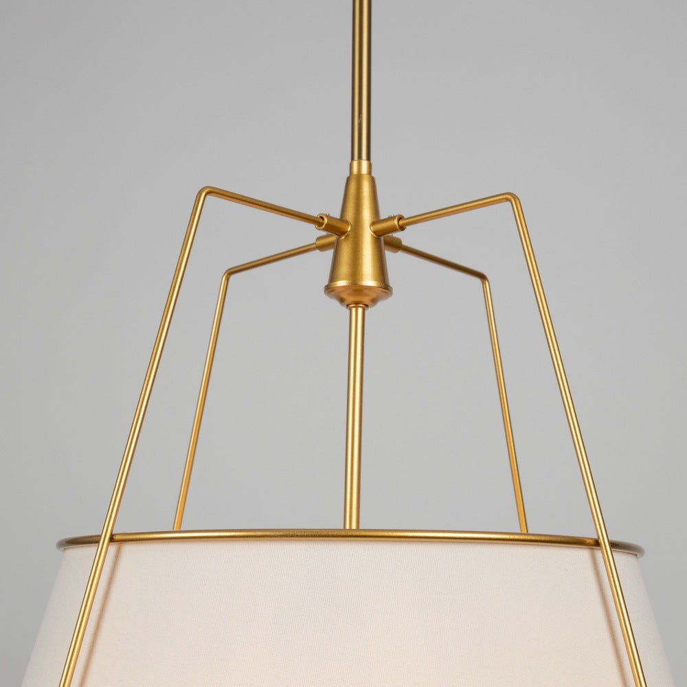 Pullman Collection 4-Light Pendant Brass
