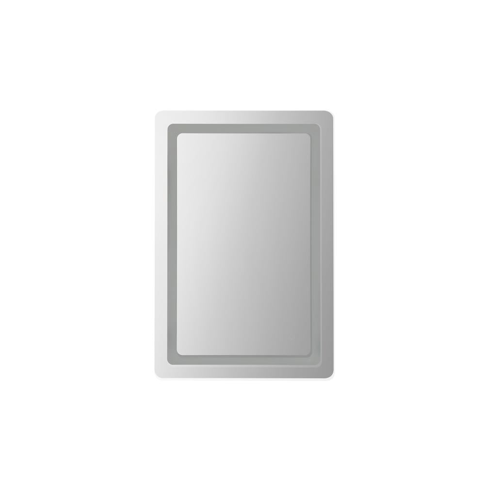 Seneca 32-in Sandblasted Merc Edge LED Vanity Mirror