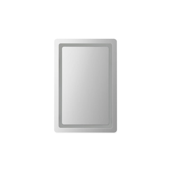 Seneca 32-in Sandblasted Merc Edge LED Vanity Mirror