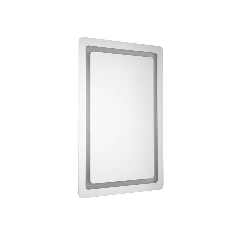 Seneca 32-in Sandblasted Merc Edge LED Vanity Mirror