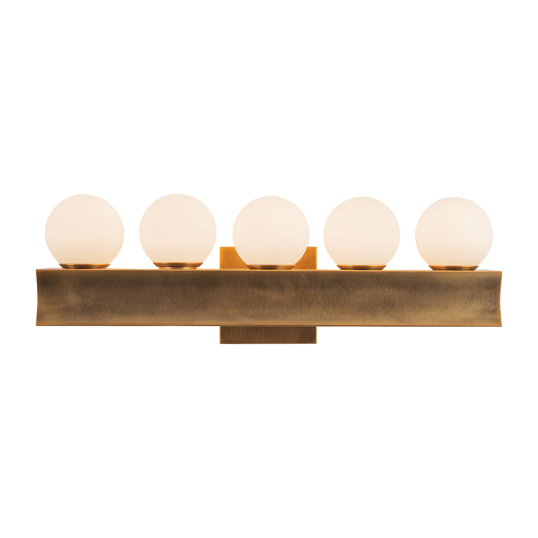 Sinclair 21-in Brass dimmable LED Bathroom Vanity Light