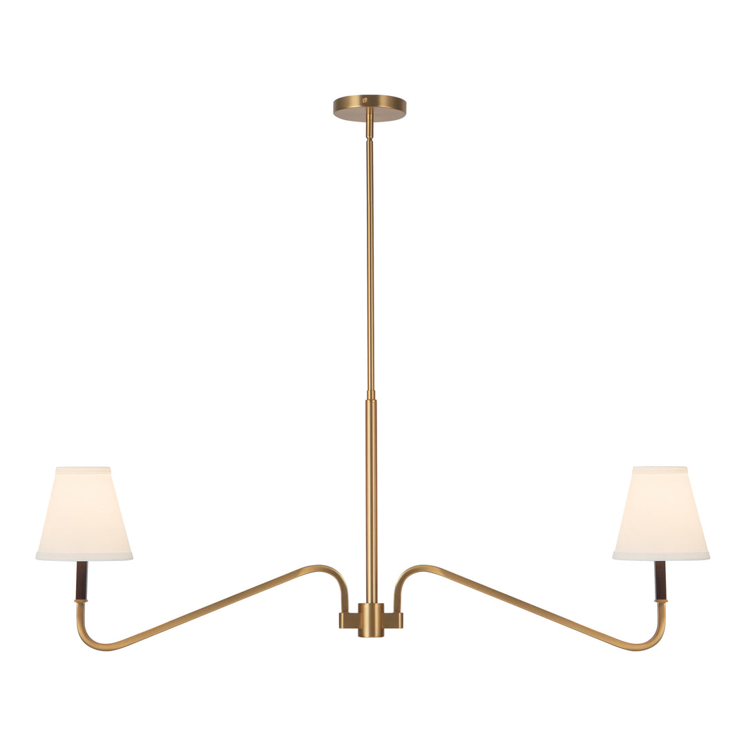 Sloan 30-in Gold Linear Pendant