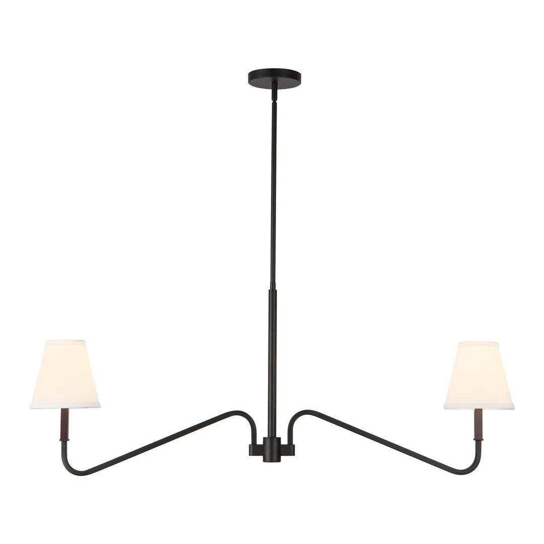 Sloan 30-in Black Linear Pendant
