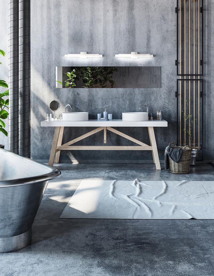 Soho 27-in Brushed Nickel LED Vanity