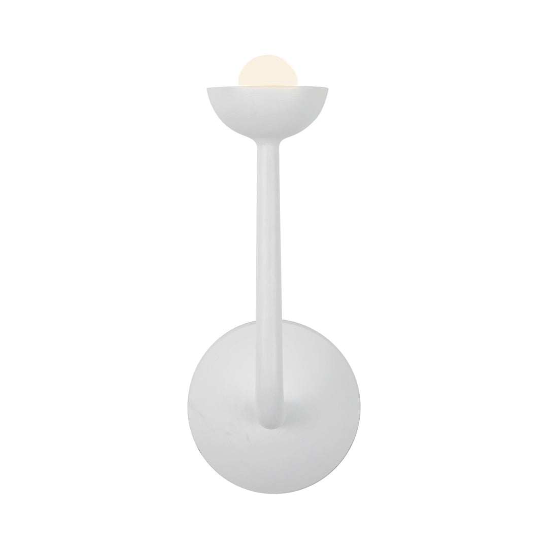 Spade 5-in White dimmable LED Bathroom Vanity Light