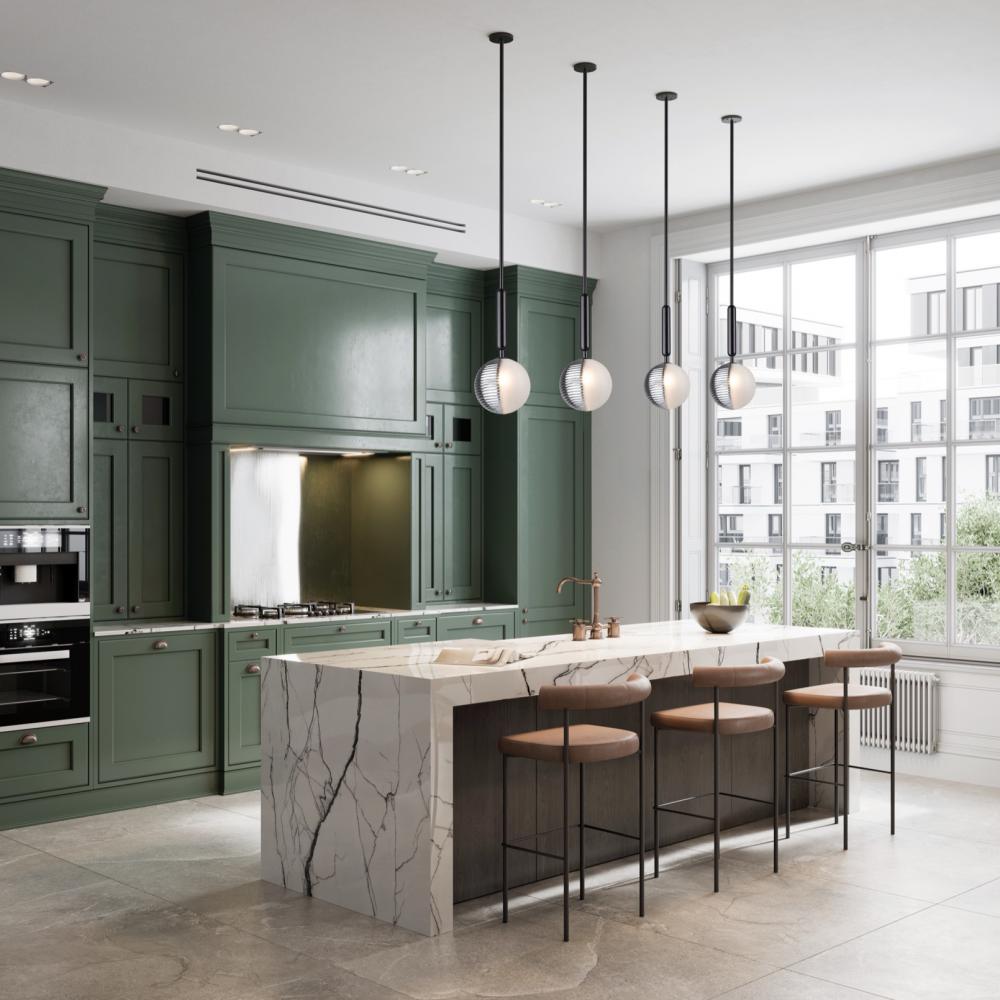 Bolla Collection 1-Light Pendant Black