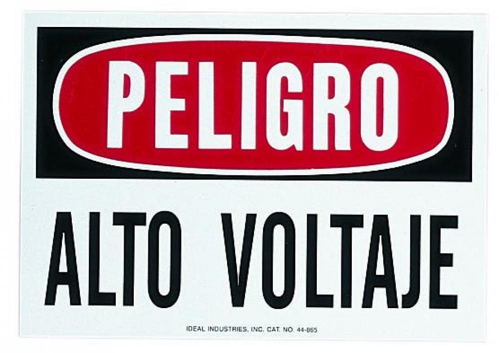 SGN-DANGER HI VLT SPANISH