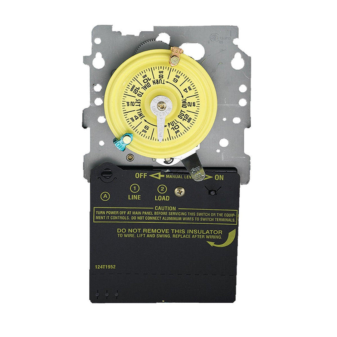 24-Hour 120 V Mechanical Time Switch, SPST, Mechanism Only