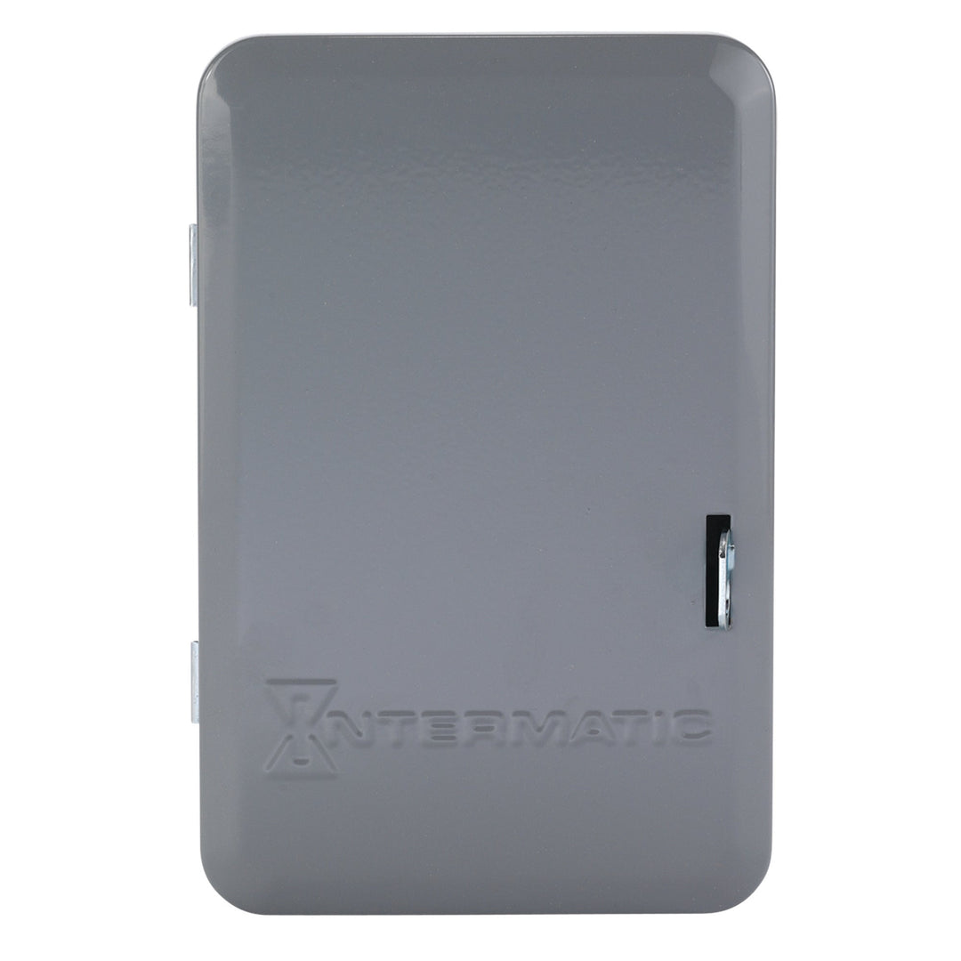 24-Hour Mechanical Time Switch, 208-277 VAC, 60Hz, SPST, Indoor Metal Enclosure, 1 Hour Interval