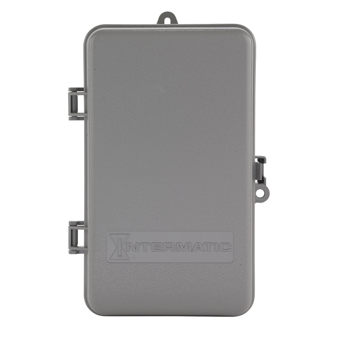 24-Hour Mechanical Time Switch, 120 VAC, 60Hz, DPST, Indoor/Outdoor Plastic Enclosure, 1 Hour Interval