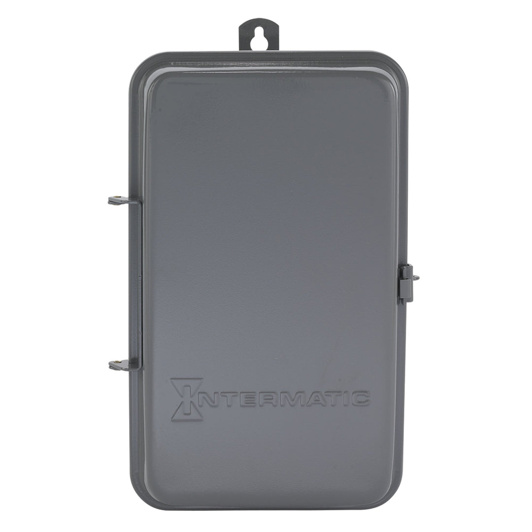 24-Hour Mechanical Time Switch, 208-277 VAC, 60Hz, DPST, Indoor/Outdoor Metal Enclosure, 1 Hour Interval