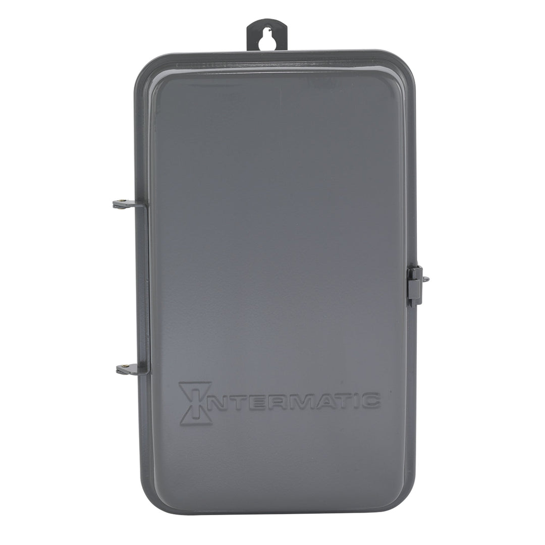 24-Hour Mechanical Time Switch with Skip-a-Day, 208-277 VAC, 60Hz, DPST, Indoor Metal Enclosure, 1 Hour Interval