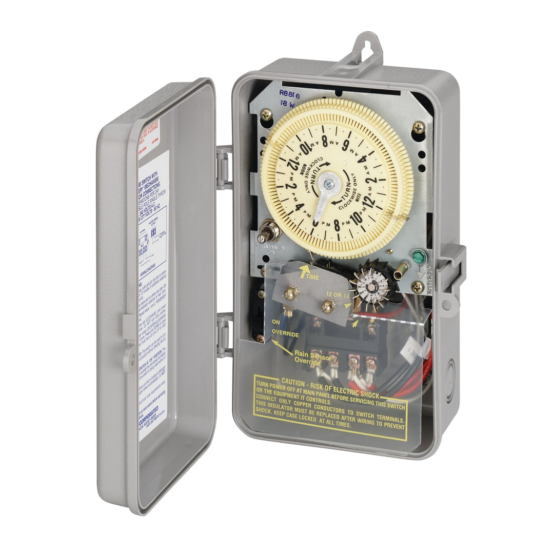 Sprinkler/Irrigation Time Switch with 14-Day Skipper - Mechanism Only