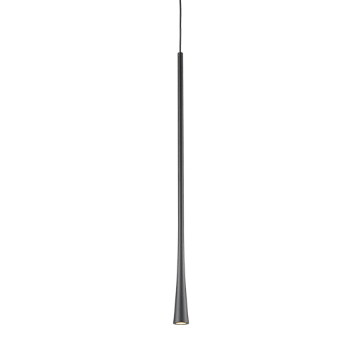 Taper 24-in Black LED Pendant