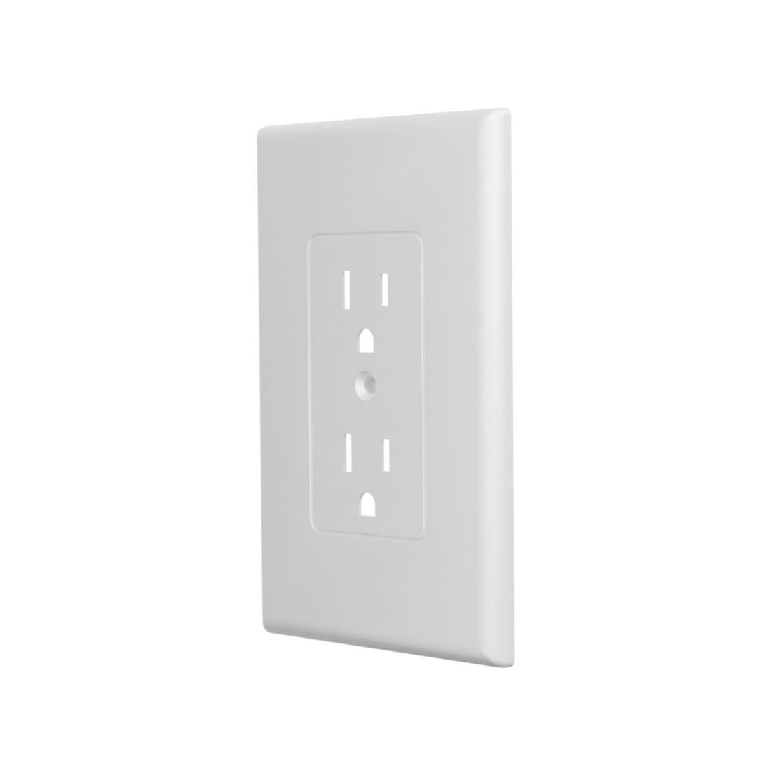 1G MASQUE DECORATOR COVER DUPLEX WH(5PK)