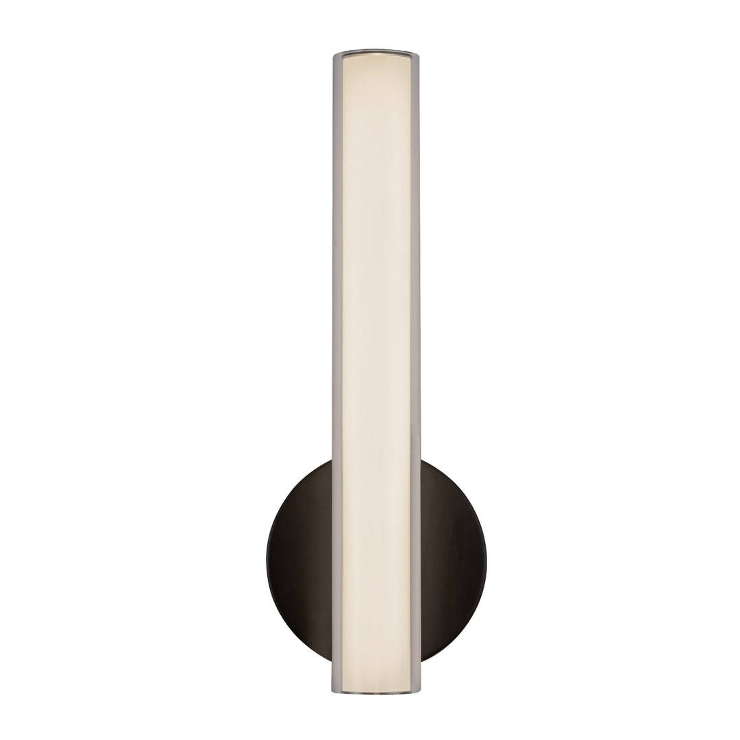 Tole 14-in Black dimmable LED Wall Sconce