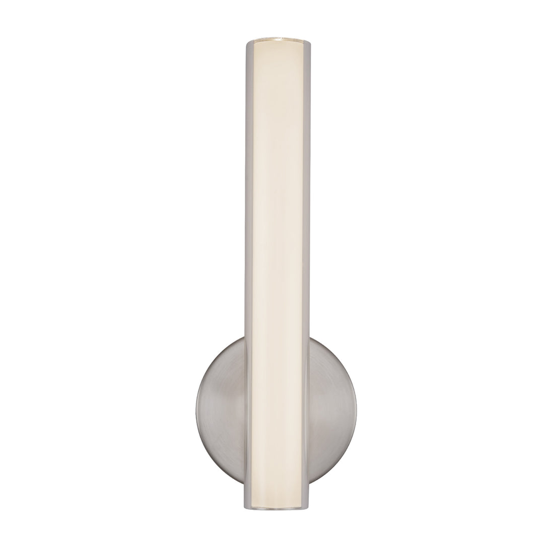 Tole 14-in Silver dimmable LED Wall Sconce
