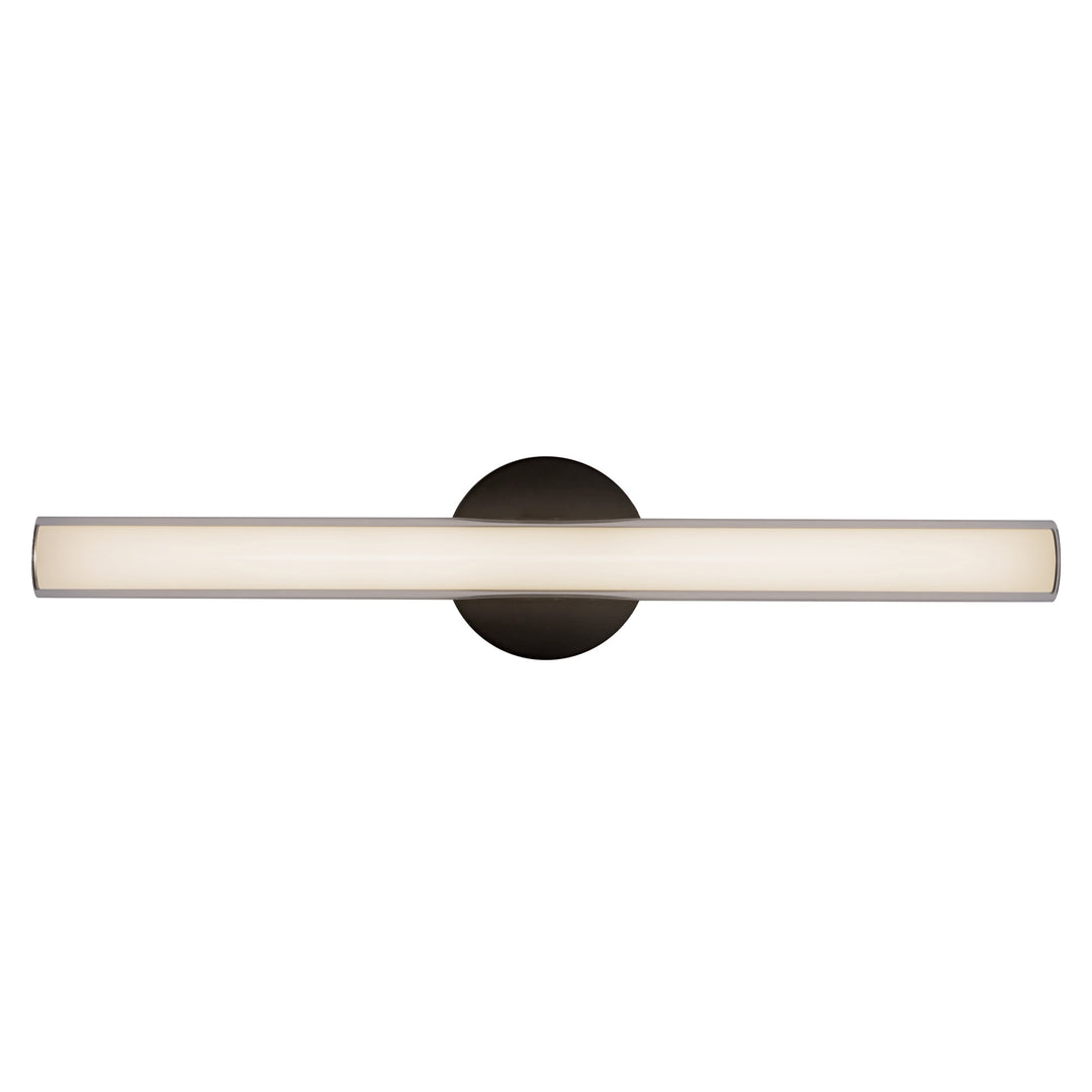 Tole 24-in Black dimmable LED Wall Sconce