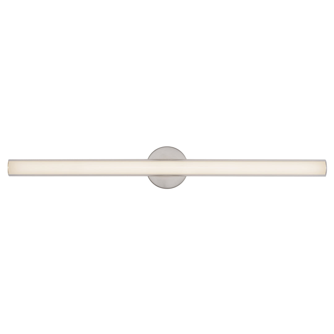 Tole 36-in Silver dimmable LED Wall Sconce