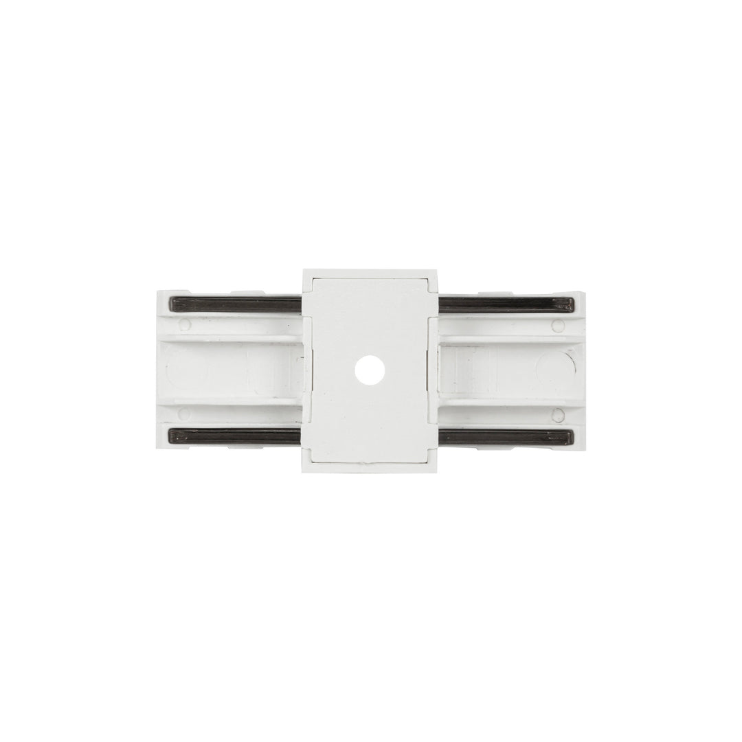 Trilo Track I-Connector Powered White Trilo Track Connector