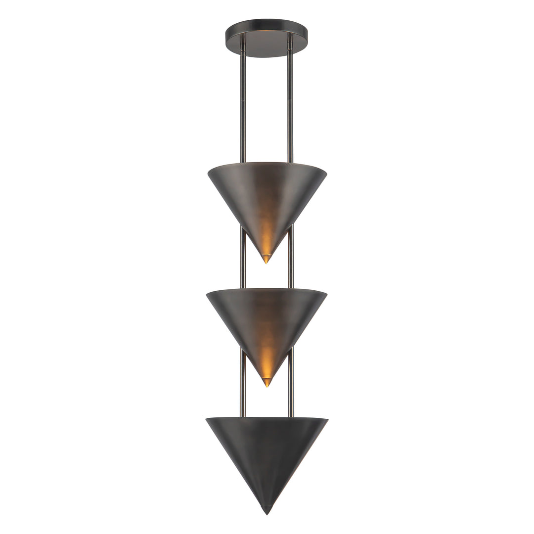 Versus 10-in Aged Steel Pendant