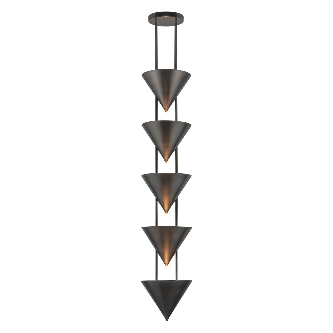 Versus 10-in Aged Steel Pendant