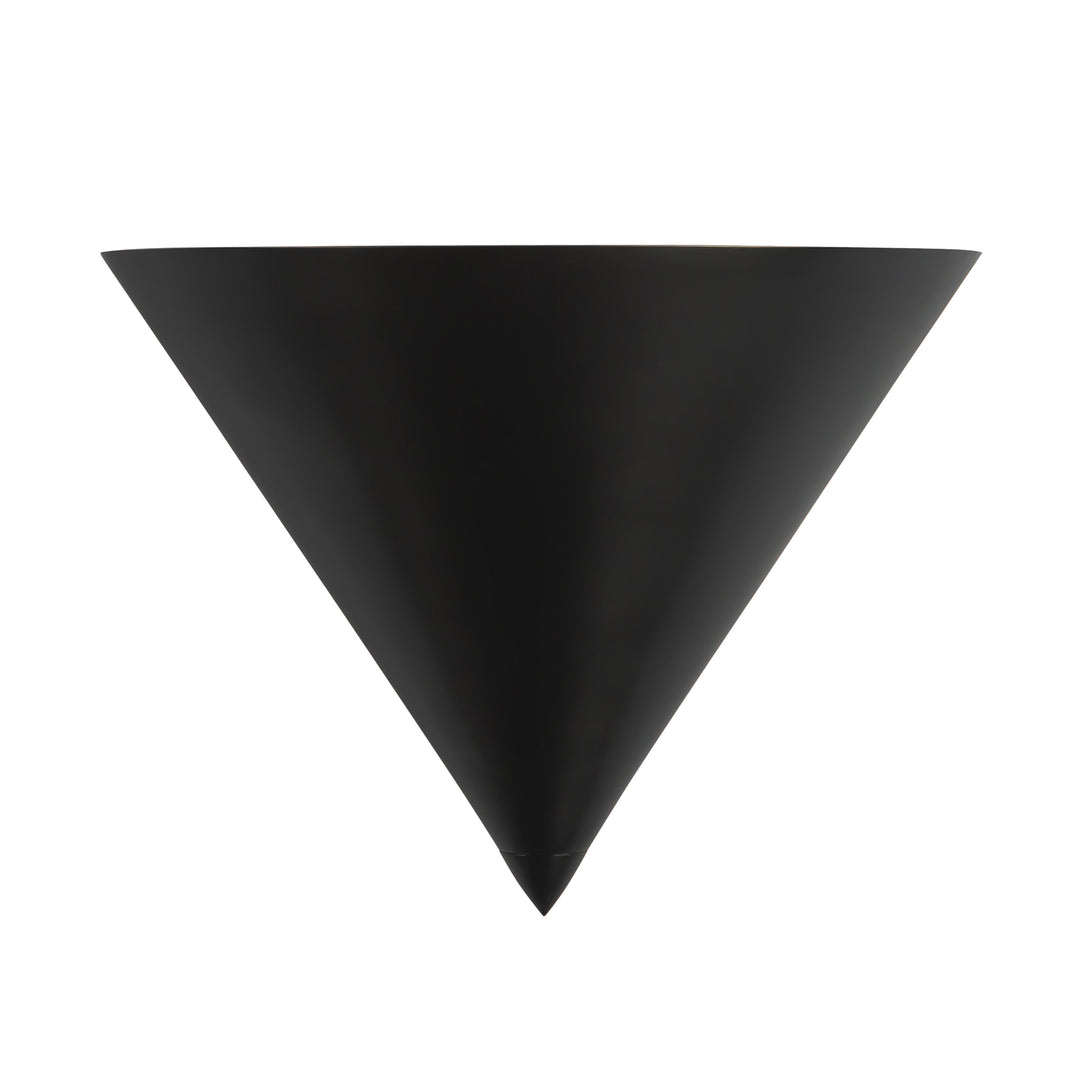 Versus 8-in Black Wall Sconce