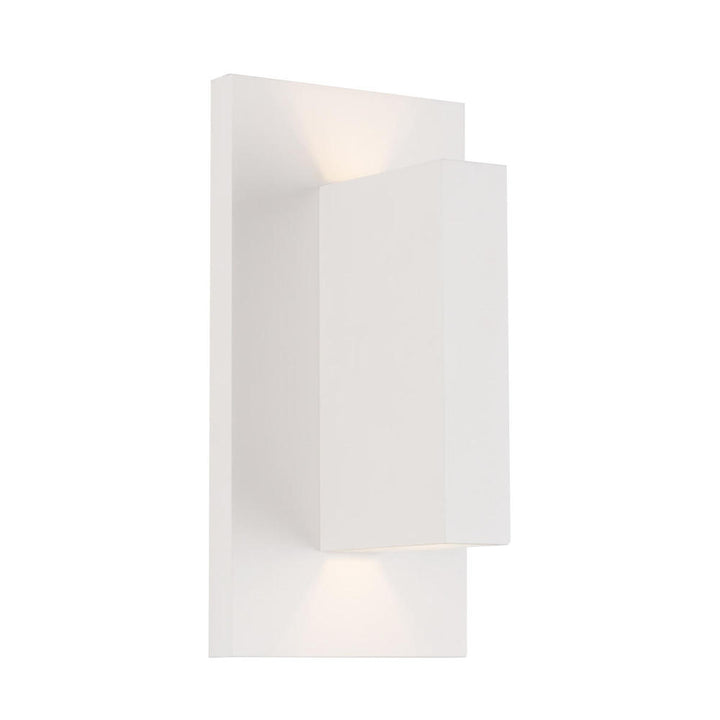 Vista 9-in White LED Exterior Wall Sconce