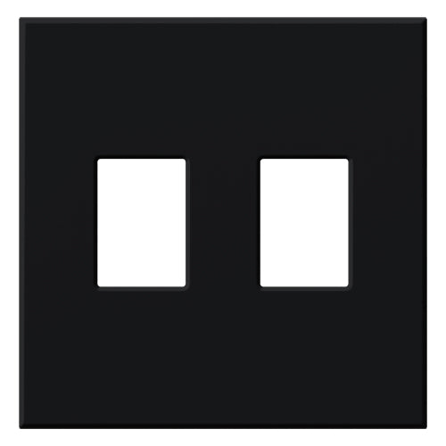 VAREO WALLPLATE 2GNG BLACK