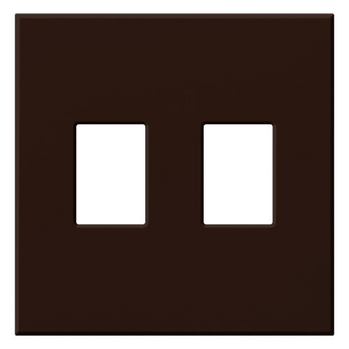 VAREO WALLPLATE 2GNG BROWN