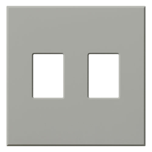 VAREO WALLPLATE 2GNG GRAY