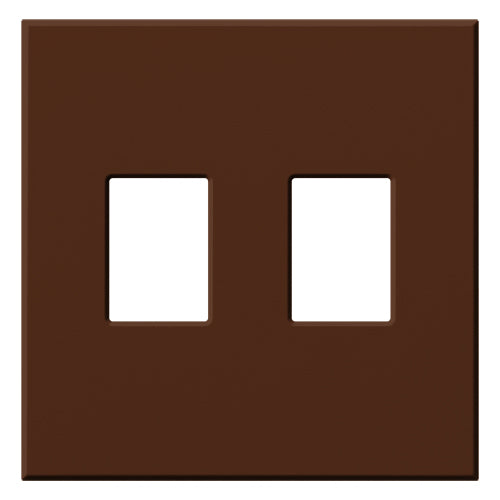 VAREO WALLPLATE 2GNG SIENNA