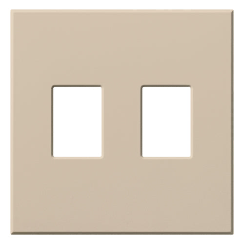 VAREO WALLPLATE 2GNG TAUPE