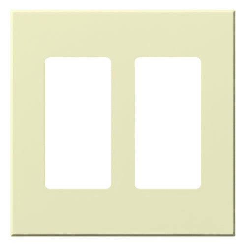 VAREO WALLPLATE 2GNG RECEPT ALMOND