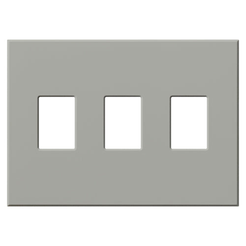 VAREO WALLPLATE 3GNG GRAY