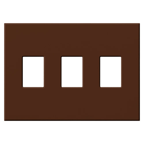 VAREO WALLPLATE 3GNG SIENNA