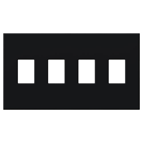 VAREO WALLPLATE 4GNG BLACK