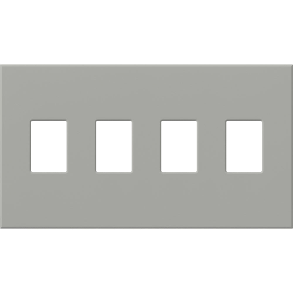 VAREO WALLPLATE 4GNG GRAY