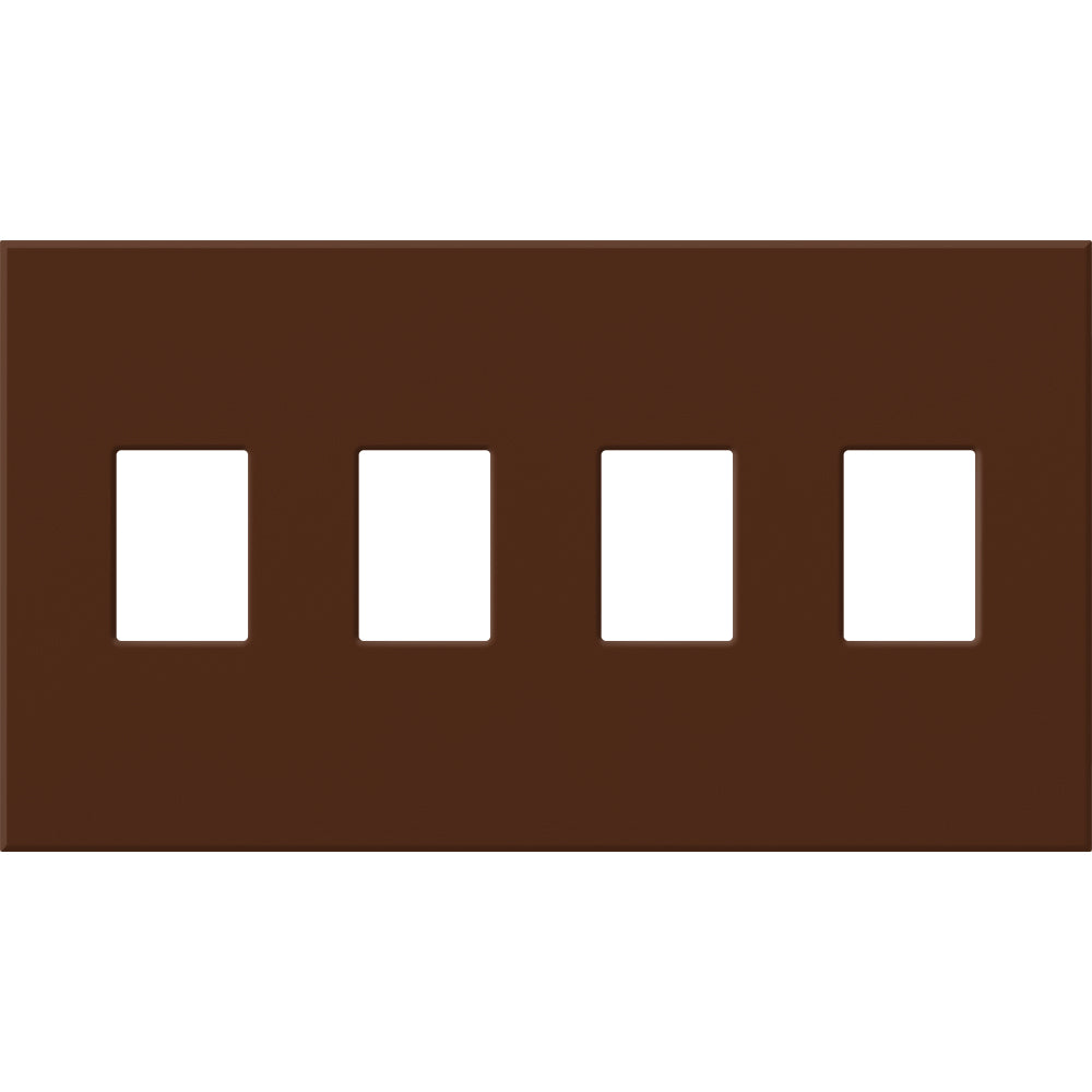 VAREO WALLPLATE 4GNG SIENNA