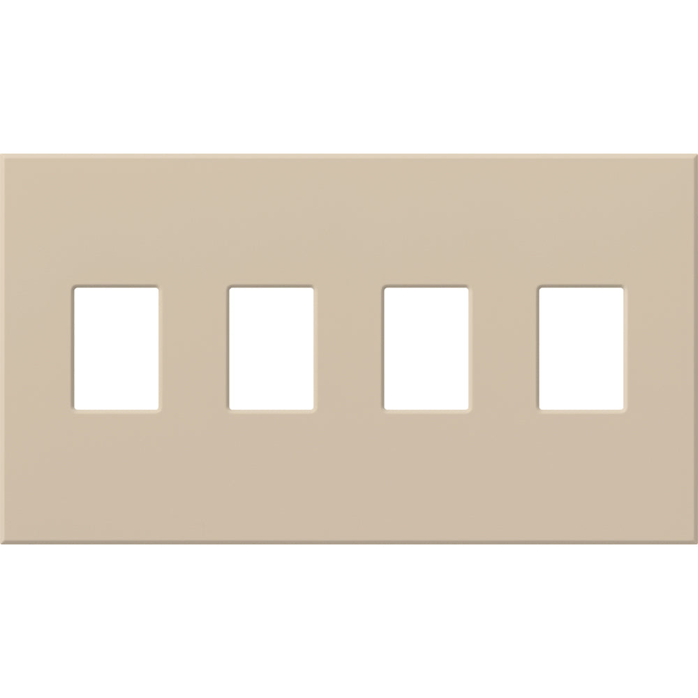 VAREO WALLPLATE 4GNG TAUPE