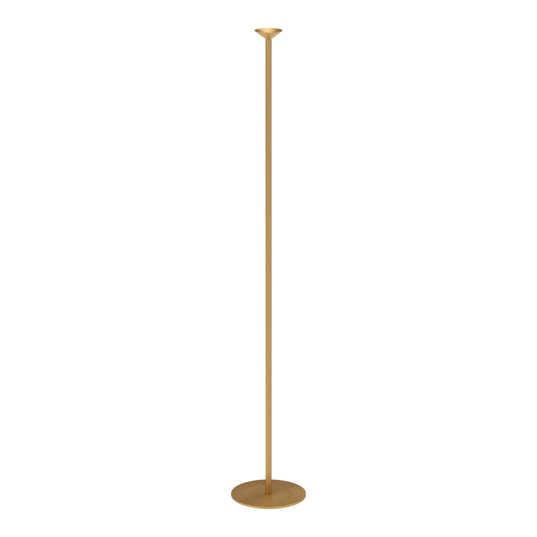 Valor 78-in Brushed Gold LED Floor Lamp