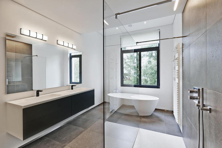 Watford 35-in Black LED Vanity